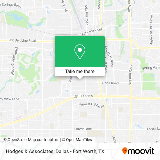 Hodges & Associates map