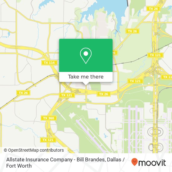 Allstate Insurance Company - Bill Brandes map