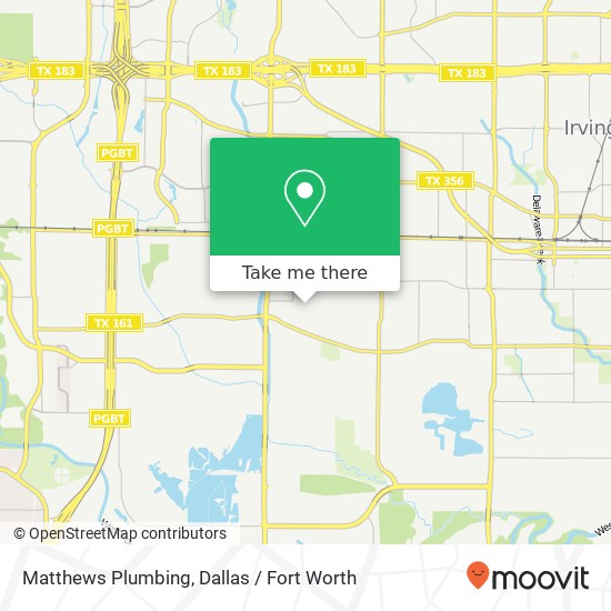 Matthews Plumbing map