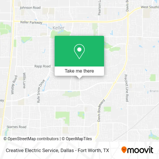 Creative Electric Service map