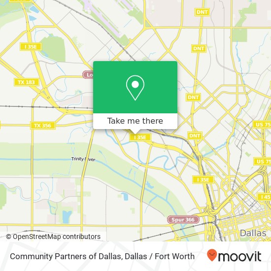 Mapa de Community Partners of Dallas