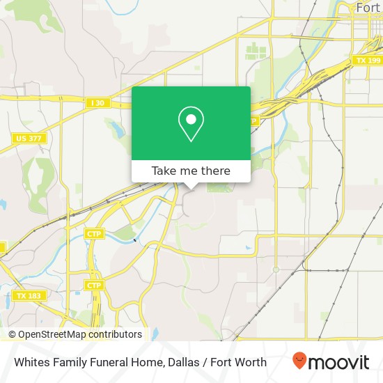 Mapa de Whites Family Funeral Home