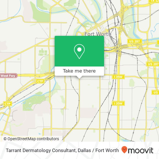 Mapa de Tarrant Dermatology Consultant