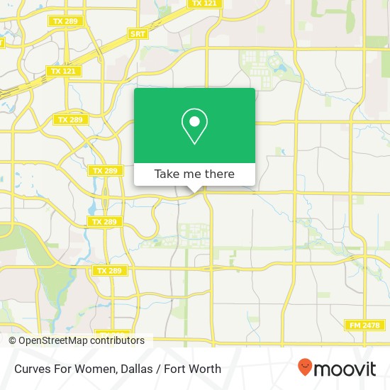 Curves For Women map