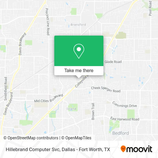 Hillebrand Computer Svc map