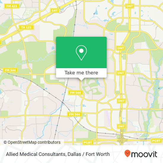 Allied Medical Consultants map