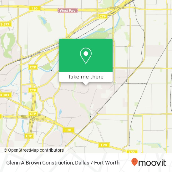 Glenn A Brown Construction map