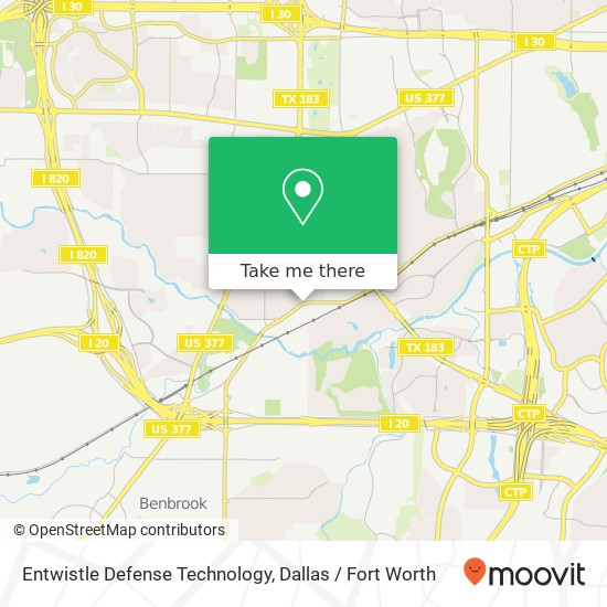 Entwistle Defense Technology map