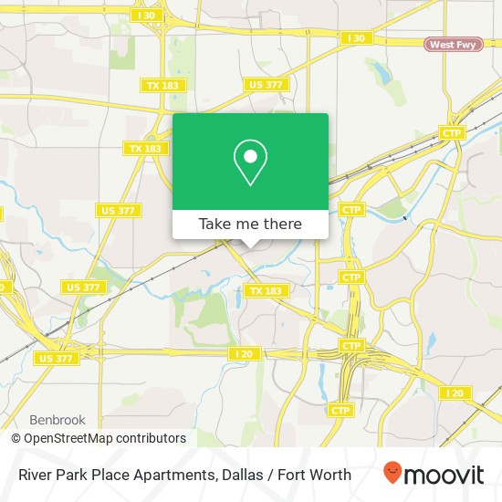 River Park Place Apartments map