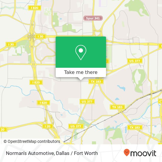 Norman's Automotive map