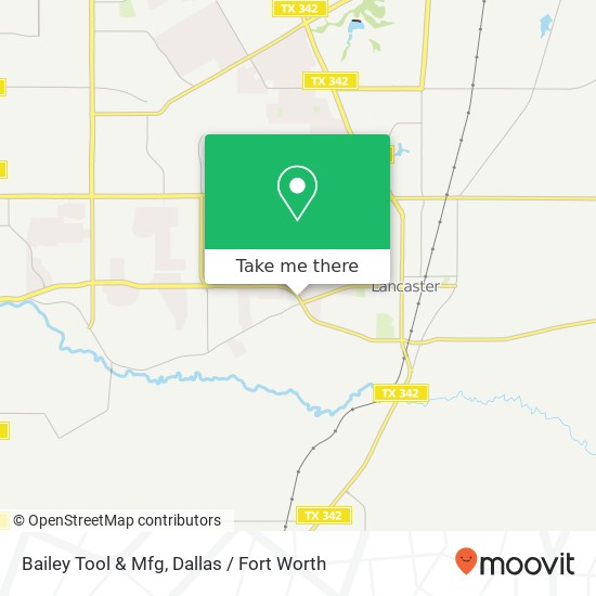 Bailey Tool & Mfg map