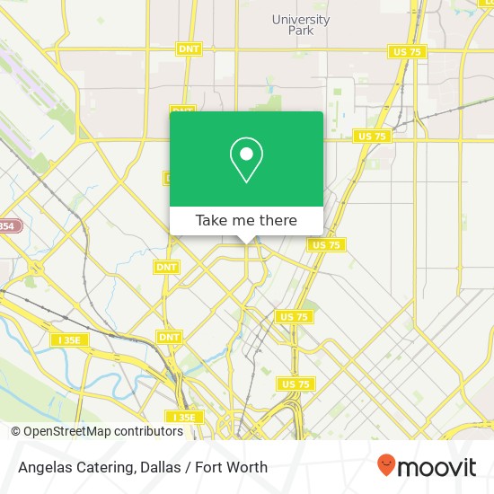 Angelas Catering map