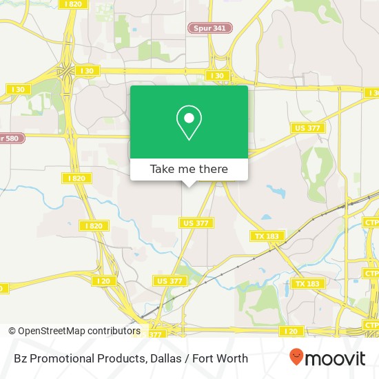 Bz Promotional Products map