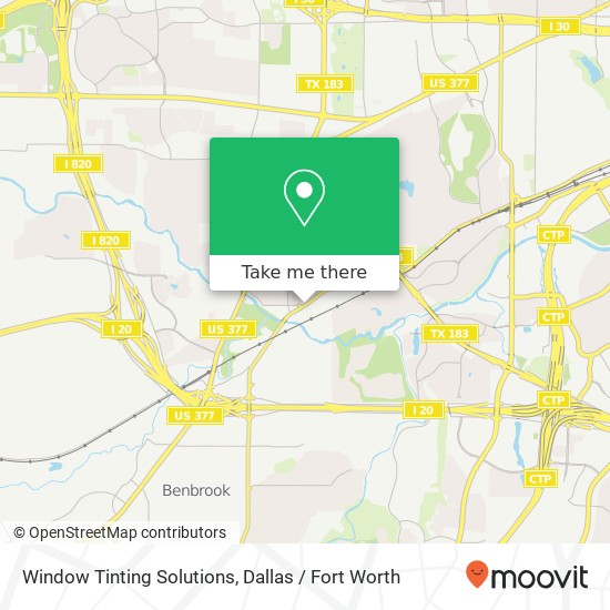 Window Tinting Solutions map