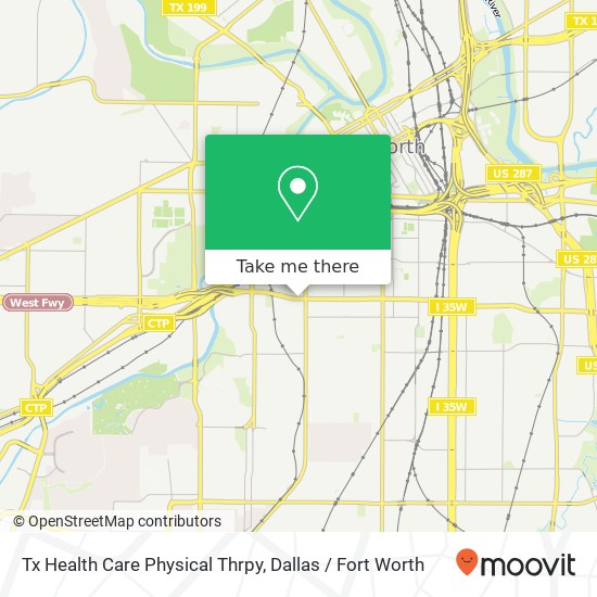 Tx Health Care Physical Thrpy map
