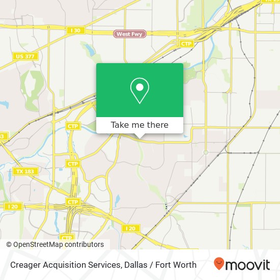 Creager Acquisition Services map