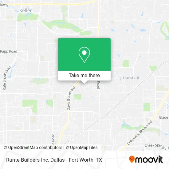 Runte Builders Inc map