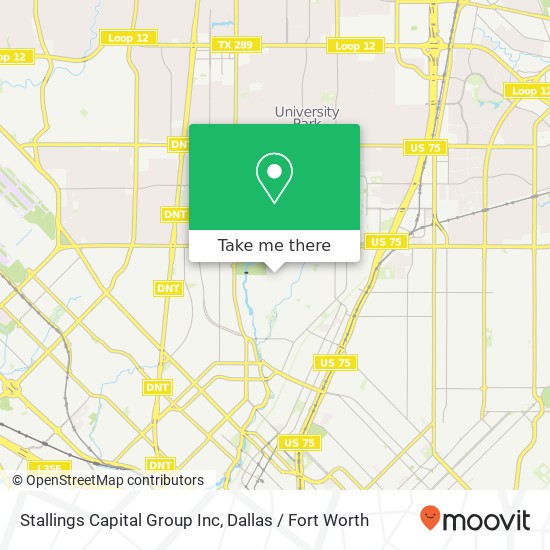 Stallings Capital Group Inc map