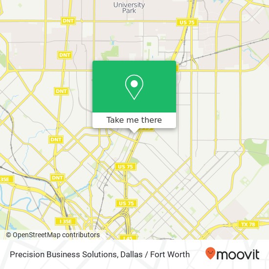 Precision Business Solutions map