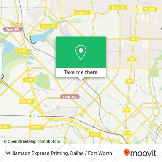 Williamson Express Printing map