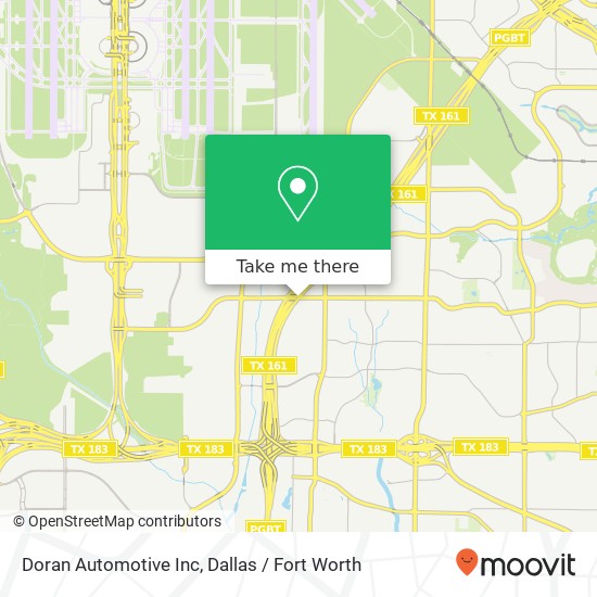 Doran Automotive Inc map