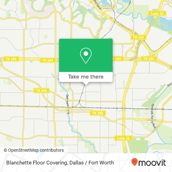 Blanchette Floor Covering map