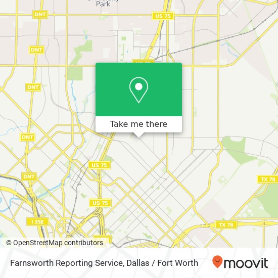 Farnsworth Reporting Service map