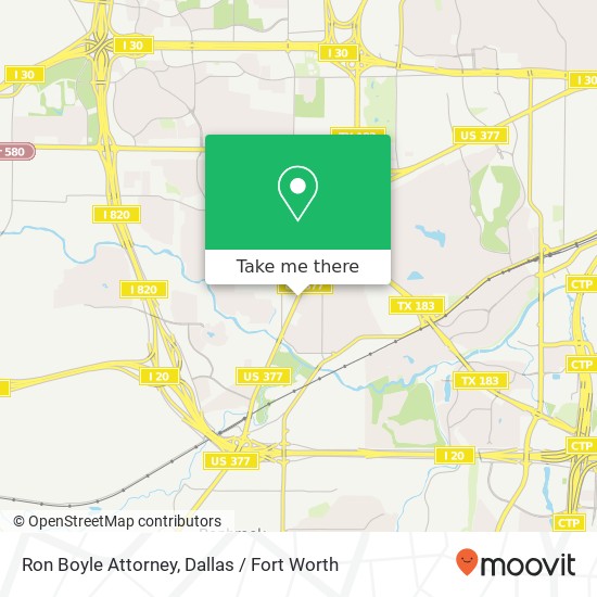 Ron Boyle Attorney map