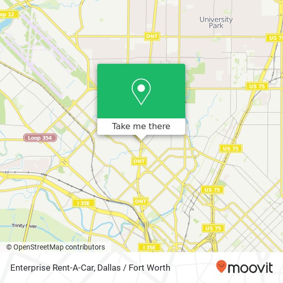 Enterprise Rent-A-Car map