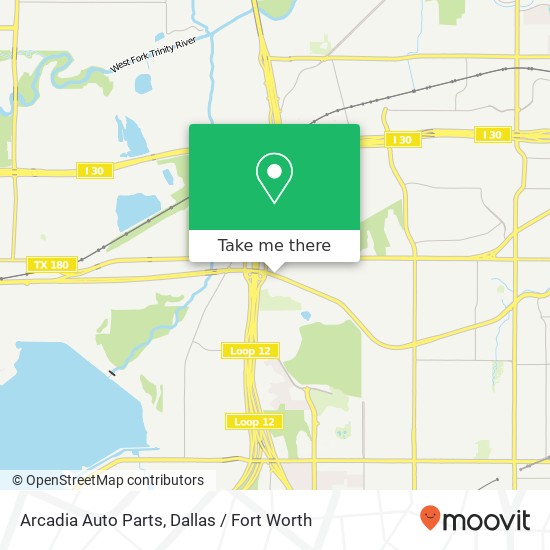 Arcadia Auto Parts map