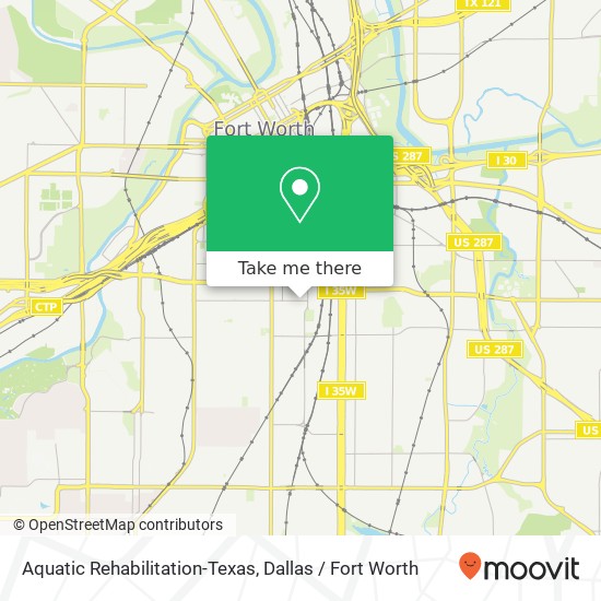 Mapa de Aquatic Rehabilitation-Texas