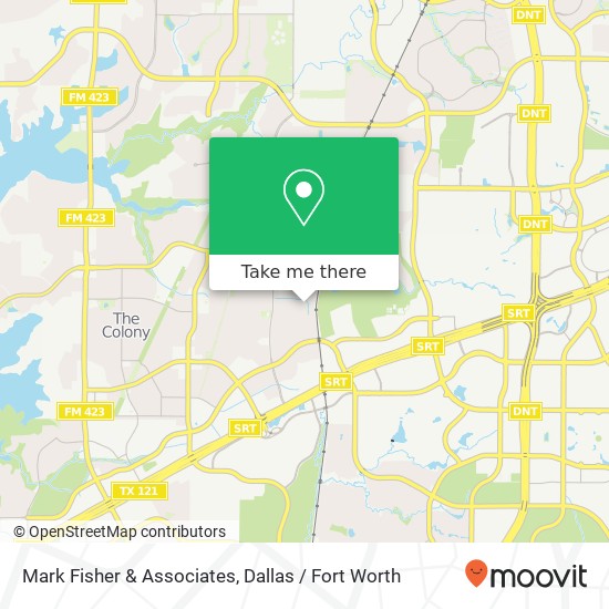 Mark Fisher & Associates map