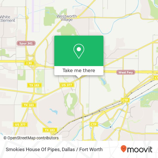 Smokies House Of Pipes map