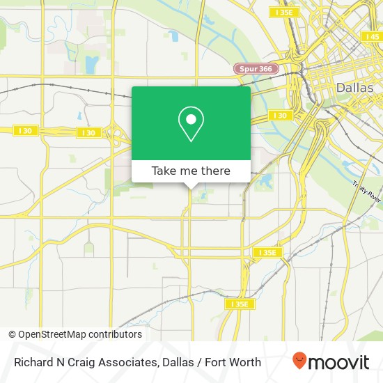 Richard N Craig Associates map