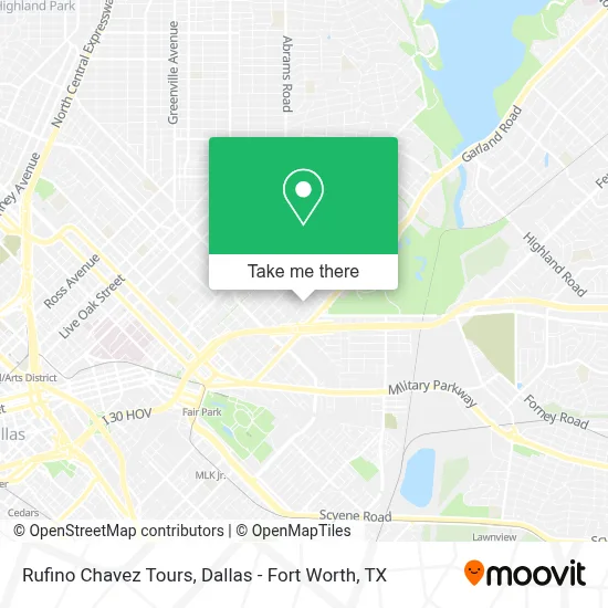 Rufino Chavez Tours map