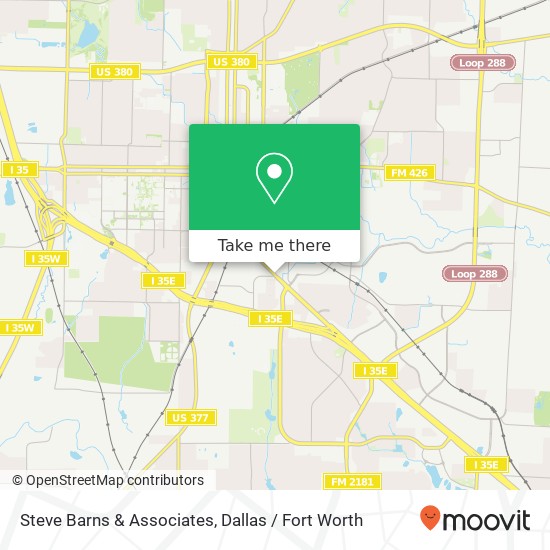 Steve Barns & Associates map