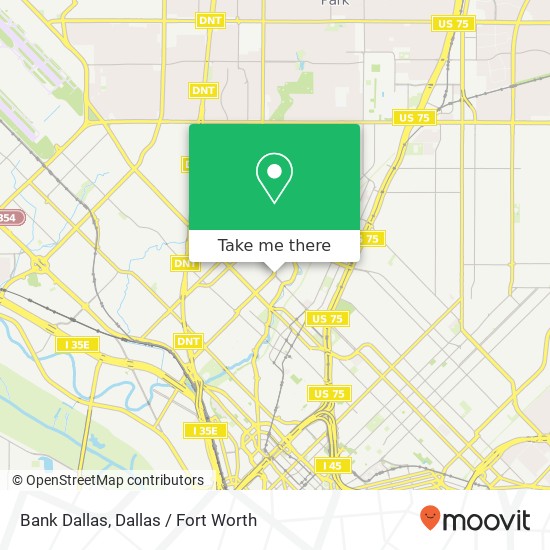 Bank Dallas map