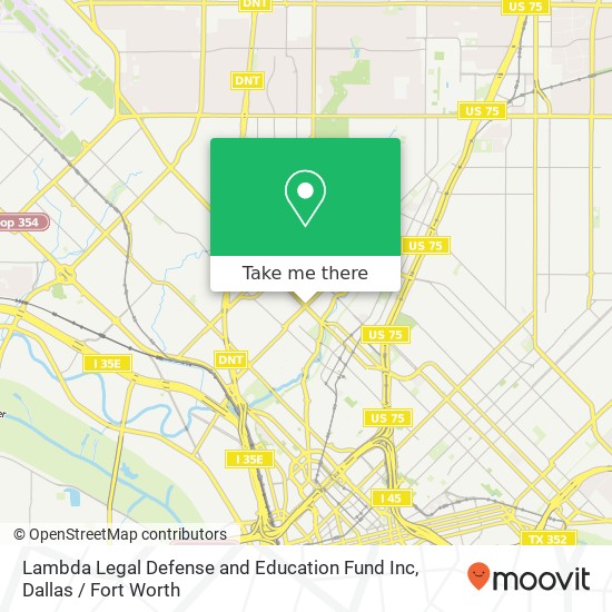 Lambda Legal Defense and Education Fund Inc map