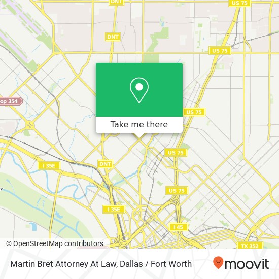 Martin Bret Attorney At Law map