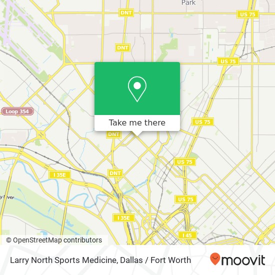 Mapa de Larry North Sports Medicine