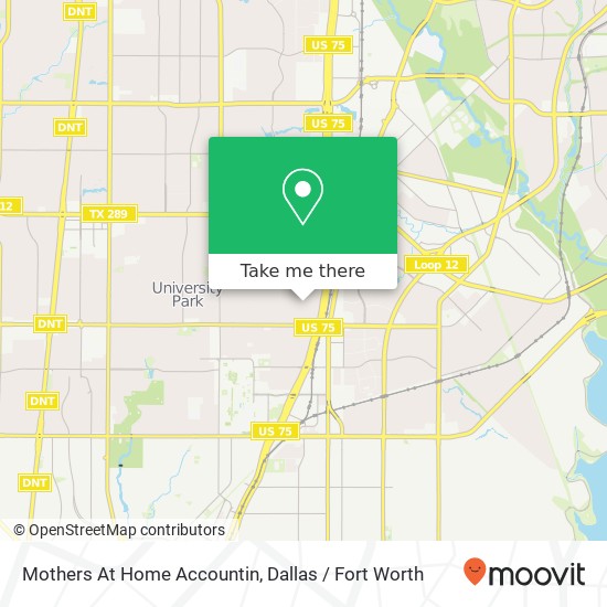 Mothers At Home Accountin map