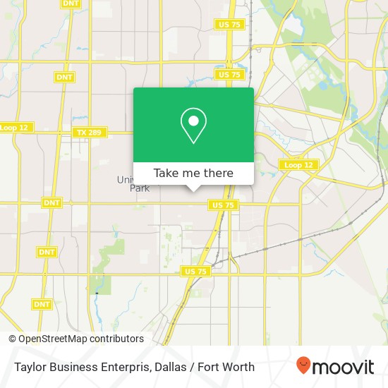 Taylor Business Enterpris map