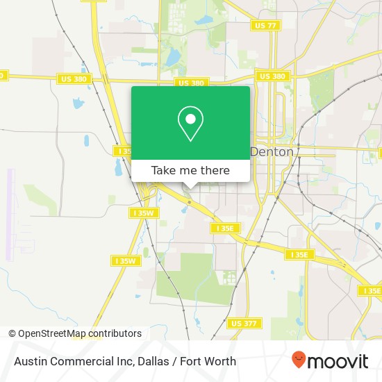 Mapa de Austin Commercial Inc