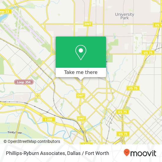 Mapa de Phillips-Ryburn Associates