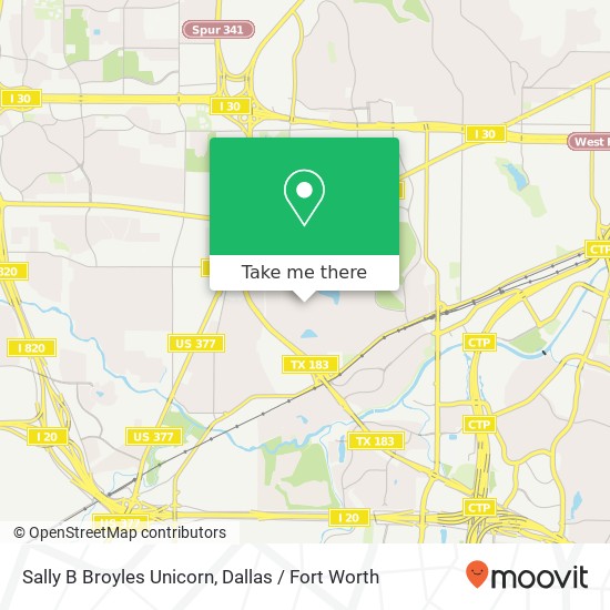 Sally B Broyles Unicorn map