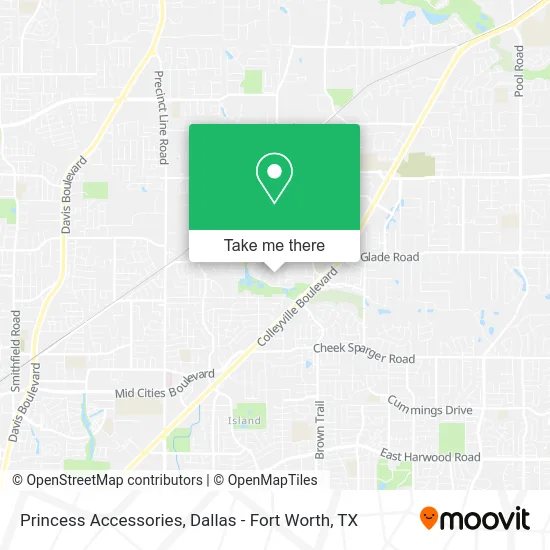 Princess Accessories map