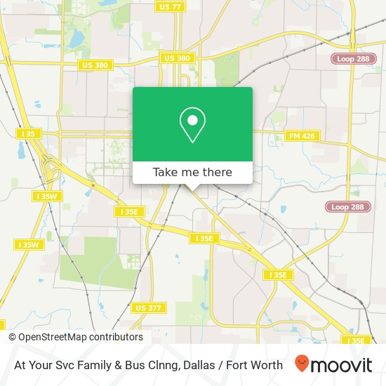 At Your Svc Family & Bus Clnng map