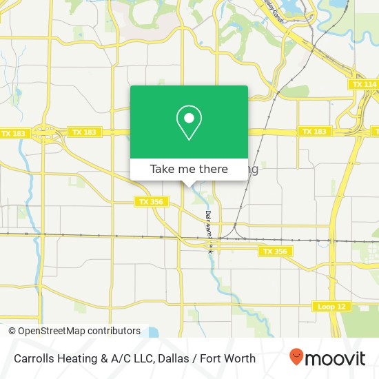 Mapa de Carrolls Heating & A/C LLC