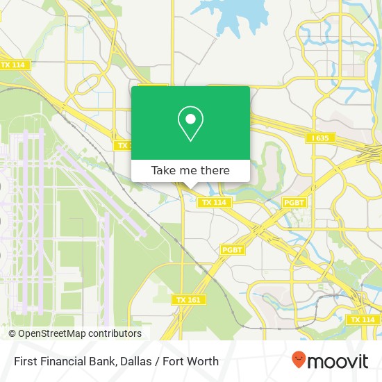 First Financial Bank map