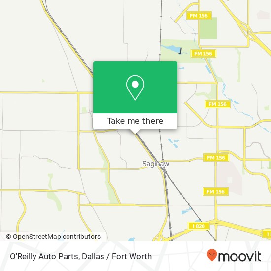 Mapa de O'Reilly Auto Parts